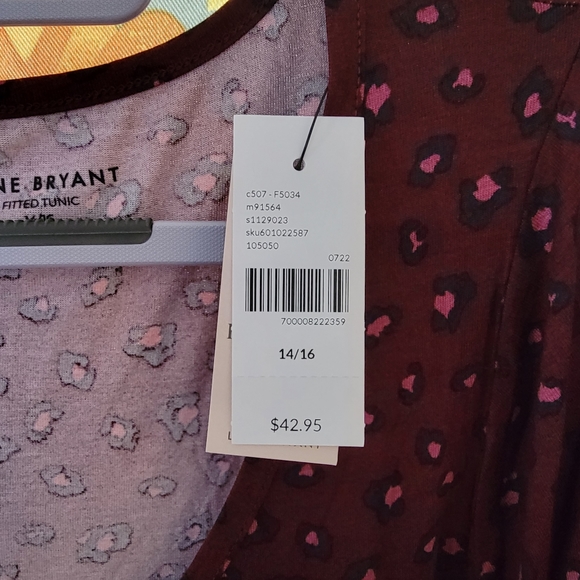 PLUS NWT LB Leopard Tunic - Picture 5 of 5